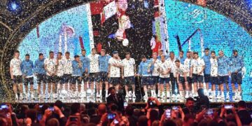 Homenaje de Conmebol a la selección argentina