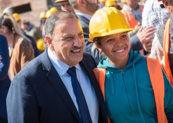 Quintela constató avances en la construcción del nuevo hospital de Chilecito