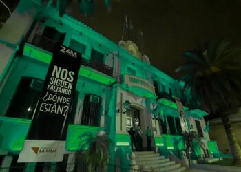 La Casa de Gobierno se ilumina de verde por el Día Mundial de la Celiaquía