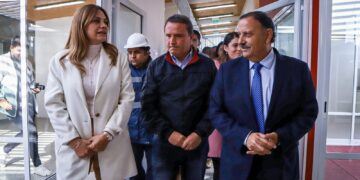 Quintela constató el avance de obra del Centro de Desarrollo Infantil en Chilecito