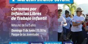 Realizan una maratón para concientizarsobre las consecuencias del trabajo infantil