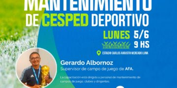 Se dictará la 1ra capacitación provincial de mantenimiento de césped deportivo