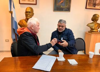 Galeano recibió al presidentedel PJ de Arauco