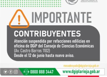 GACETILLAOFICINA DE DGIP DESCENTRALIZADA SIN ATENCIÓN AL PÚBLICO