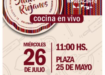 Gran cierre del mes de la Cocina Riojana con “Gastronomía en Vivo” en Plaza 25 de mayo