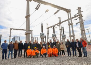 Quintela en Ortiz de Ocampo Avanza la obra de la Estación Transformadora de Olpas que mejorará el servicio de energía eléctrica en el sur provincial
