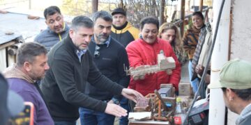 El candidato a diputado nacional Ismael Bordagaray visitó unidades productivas del sur de la capital