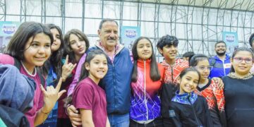 Quintela inauguró el gimnasio cubierto en el Polideportivo de Vargas