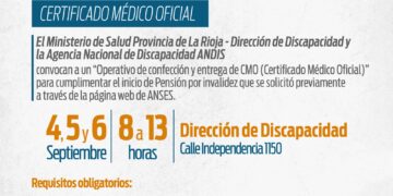 Operativo de confección y entrega del Certificado Médico Oficial para inicio de Pensión por Invalidez