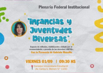Invitan a participar del Plenario Federal Infancias y Juventudes Diversas