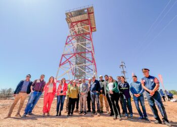 Visita del gobernador Quintela