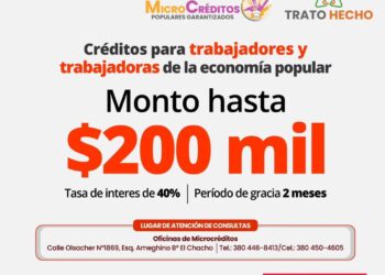 Créditos para trabajadores de la economía popular