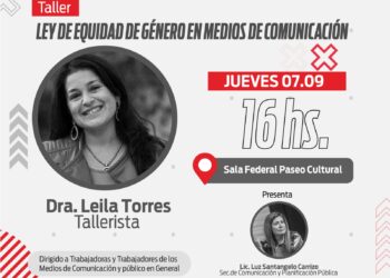 Capacitan a trabajadoras y trabajadores de la comunicación sobre la Ley de Equidad de Género