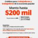 El Gobierno Provincial informa sobre créditos de hasta 200 mil pesos para emprendedores, emprendedoras y trabajadores y trabajadoras de la Economía Popular