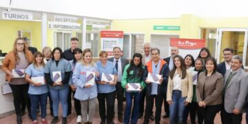 Quintela en el Hospital Luis Pasteur