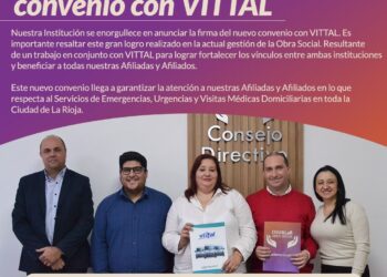 📣 OSUNLaR prioriza a sus Afiliados brindando una nueva cobertura de emergencias y urgencias directamente a través de la empresa riojana VITTAL 🚑