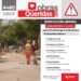 Informan cortes de calles por la ejecución de obras en el centro de la ciudad