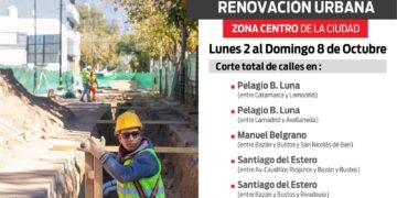 Obra de Renovación Urbana y Desagües Pluviales