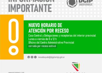 DGIP ANUNCIA HORARIO ESTIVAL