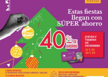 Días de ahorro: 21, 22, 28 y 29 de diciembre