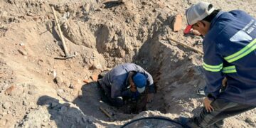 El gobierno provincial trabaja en Nonogasta para mejorar presiones entres barrios afectados