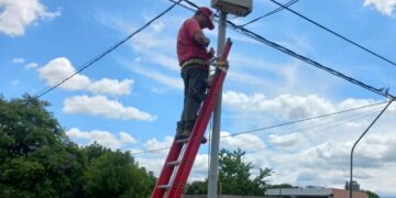 El Gobierno instaló nuevas cámaras de seguridad en la zona Este de la ciudad.