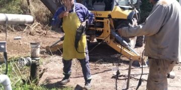 Avanzan obras de mejoras hídricas en San Blas de Los Sauces