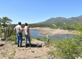 El gobierno provincial finalizó los trabajos de limpieza en el dique La Aguadita de Chamical