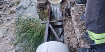Denuncian la rotura del acueducto de «Las Ollitas» en Chamical