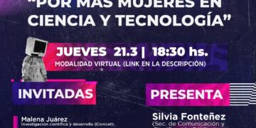Invitan a participar del conversatorio «Por Más Mujeres en Ciencia y Tecnología»