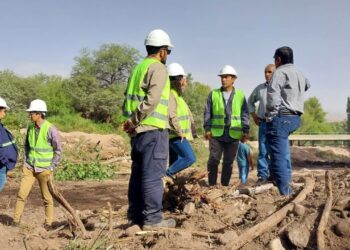 Avanza en San Blas de los Sauces la obra de captación de agua