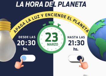 El Gobierno de La Rioja invita a riojanos y riojanas a sumarse a La Hora del Planeta
