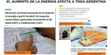 El gobierno de Milei aumentó las tarifas y disminuyó los subsidios