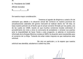 COMERCIANTES PIDIERON AL CENTRO COMERCIAL POSTERGAR POR 4 MESES EL AUMENTO DE SUELDO A LOS EMPLEADOS DE COMERCIO PORQUE LA CRISIS ES TOTAL