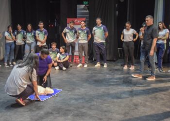 Capacitaron sobre primeros auxilios a personal municipal y de entidades deportivas