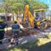 La empresa Aguas Riojanas realiza una importante obra de renovación total de la red de agua en el barrio 20 de Mayo