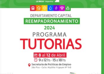 Convocatoria al reempadronamiento 2024 del programa Tutorías