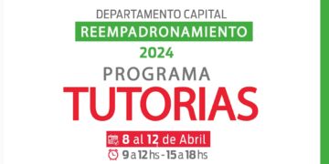 Convocatoria al reempadronamiento 2024 del programa Tutorías
