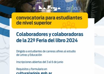 CONVOCATORIA PARA ESTUDIANTES DE NIVEL SUPERIOR PARA SER COLABORADORES EN LA FERIA DEL LIBRO