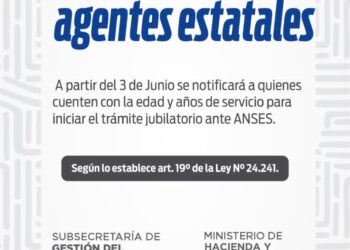 El gobierno provincial notificará a trabajadores y trabajadoras estatales que estén en condiciones de jubilarse