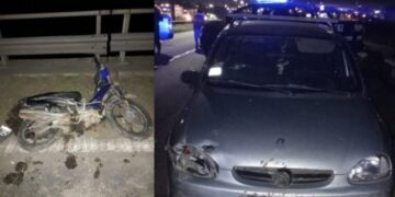 Choque, intento de robo, disparos y demoras en la autopista Rosario-Buenos Aires