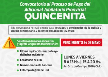 Convocan con carácter de urgente a jubilados y pensionados de la APP