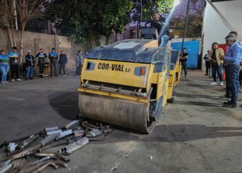 EL MUNICIPIO CAPITAL REALIZÓ LA DESTRUCCIÓN DE MAS DE 150 CAÑOS DE ESCAPES RUIDOSOS