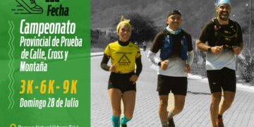 Se invita a participar de la 2° fecha del Campeonato Provincial de Prueba de Calle, Cross y Montaña