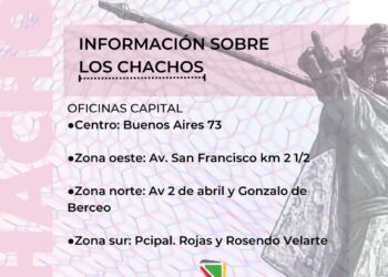Todas las oficinas de EDELAR están habilitadas para cobrar con Chachos pero solo por la mañana