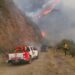 Continúa la ardua tarea del COE para sofocar incendio forestal en el departamento Capital