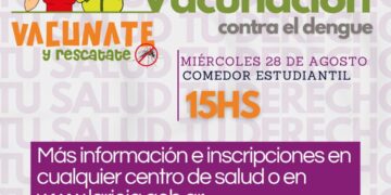 Vacunación contra el Dengue en el Comedor Universitario
