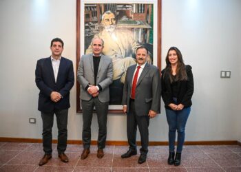 Quintela se reunió con el presidente de la Universidad Nacional de La Plata