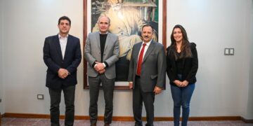 Quintela se reunió con el presidente de la Universidad Nacional de La Plata