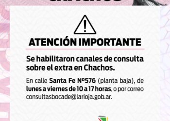 El Gobierno Provincial habilitó canales de consulta para el cobro del pago extra con Chachos